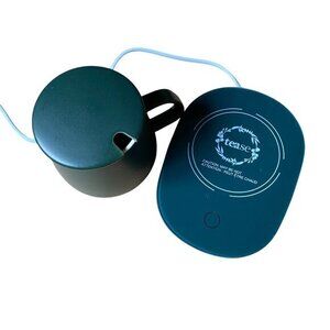 Tease Tea Mug & Mug Warmer - Olive Green